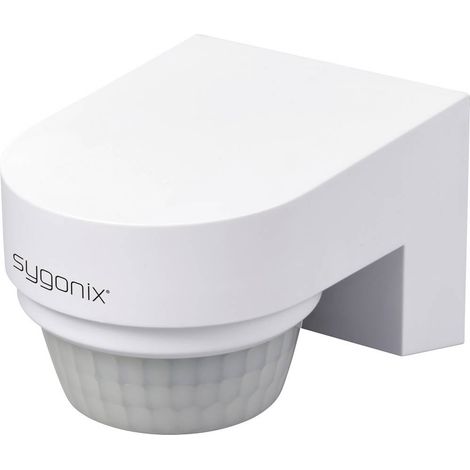 Sygonix SY-6733030 parete, montaggio superficiale Rilevatore di movimento ad infrarossi passivo PIR 240 ° Relè Bianco I (1/5)