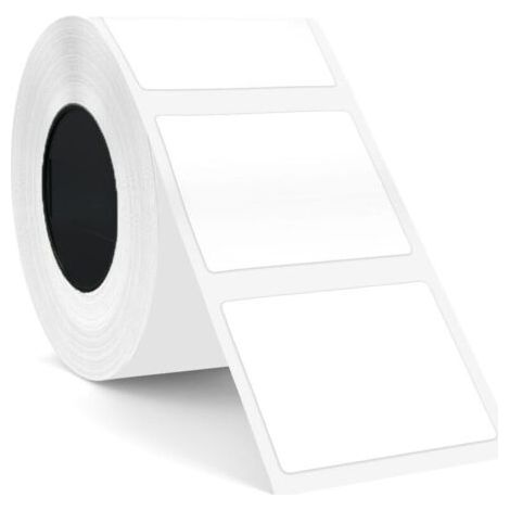 T50M PRO Label Tapes, étiquettes thermiques autocollantes pour la maison, l'école, le bureau et le commerce, 40 mm x 30 mm, 240 Pièces/Rouleau (Blanc) (1/5)