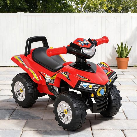 Quad enfant sans pédales 4 roues PP et métal 12-36 mois rojo (1/5)