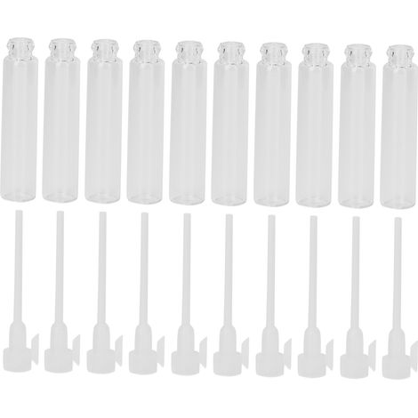 10 pièces flacons vaporisateurs parfum mini 2ml blancs vides à bouchon spray (1/5)