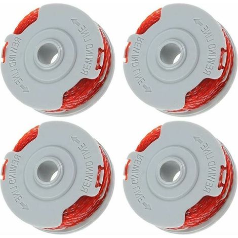Confezione da 4 bobine per tosaerba Flymo FLY021, bobine di ricambio per tosaerba Flymo, 36 piedi/1,5 mm (1/4)