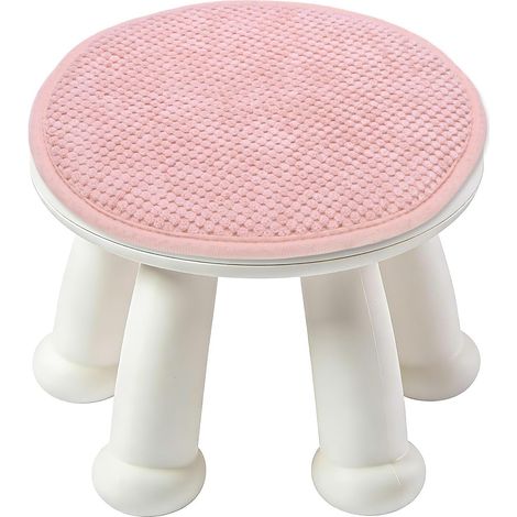 Housse De Coussin De Tabouret Rond, 16 x 16 Pouces Coussins De Siège Ronds avec Élastiques, Coussin De Chaise Rond Anti-Dérapant Et Doux pour Chaises De Salle À Manger. (1/5)