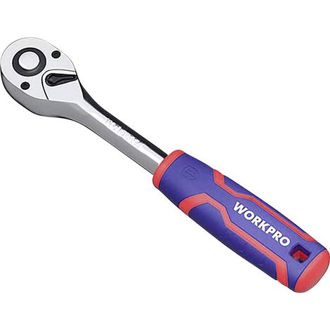 WorkPro WP271010 Cricchetto con levetta d'inversione 1/4 (6.3 mm) 152 mm (1/2)
