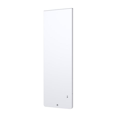 Radiateur Électrique Chaleur Douce 2000W THERMOR Equateur 4 Vertical Blanc - 427239 (1/10)
