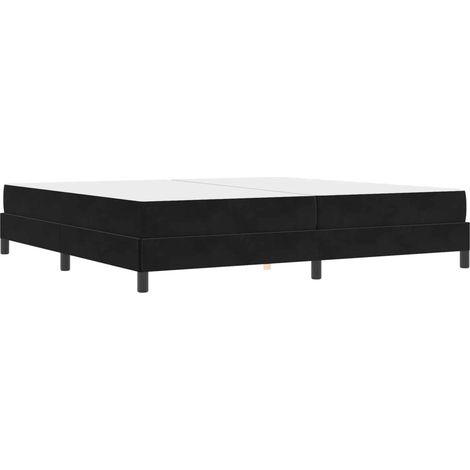 Maison Exclusive - Cama tipo Box Spring con colchón Negro 200 x 2