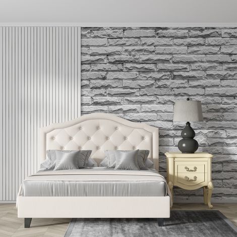 Papier peint pierre gris clair - 500 x 270 cm (1/2)