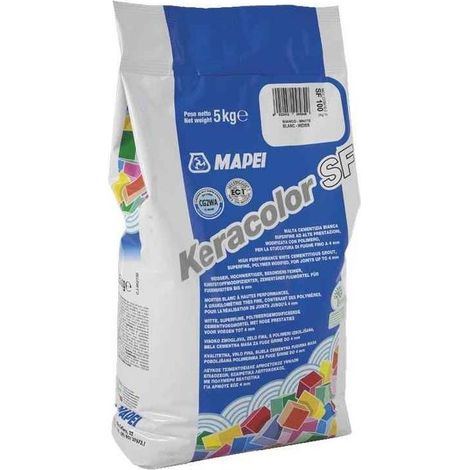Stucco Fughe Grana Super Fina Keracolor SF 100 Colore Bianco Confezione 5 kg