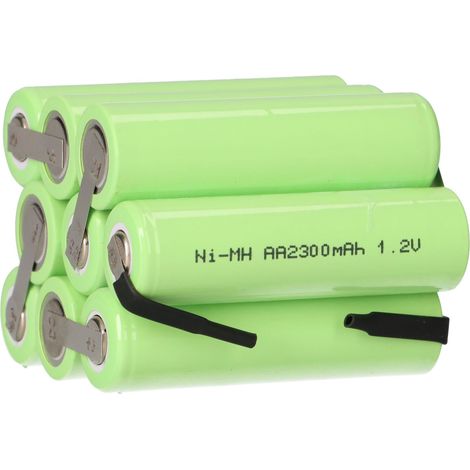 vhbw Akku kompatibel mit Velux Dachfensterrollladen und Rollladen, Solarfenster anderer Hersteller (2300mAh, 10,8V, NiMH) (1/5)
