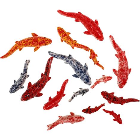 Stück Miniatur Fischfiguren aus langlebigem Harz