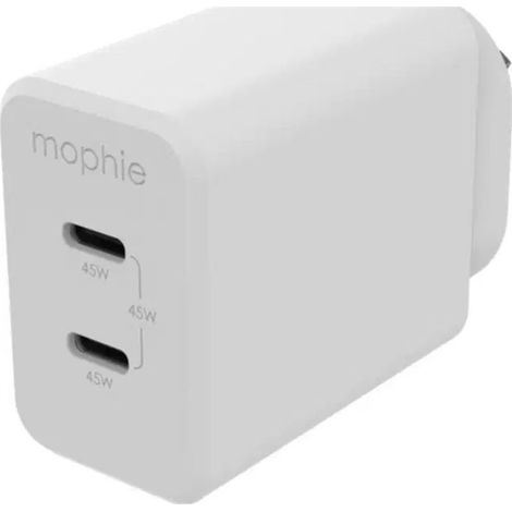 mophie Speedport 45 Universal Blanco Corriente alterna Carga rápida Interior