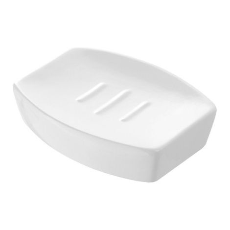 Porta sapone in ceramica bianco Linea Parigi Feridras