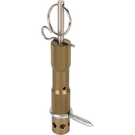 Alarme de périmètre à fil métallique pour camping, système d'alerte précoce et de sécurité pour le camping et la protection des biens (cuivre). (1/5)