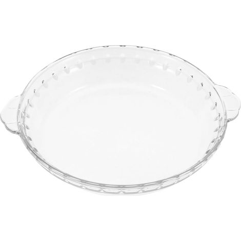 Couvercle Micro Ondes: 8" Couvre Plat Micro Ondes et Four en Verre Couvercle de Protection Anti-éclaboussures Peut servir de Plat à Quiche/Tarte pour Nettoyage Facile Lave (1/5)