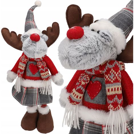 Grande renna di Natale Decorazione natalizia Alce gnomo inverno JUMIhome (1/5)