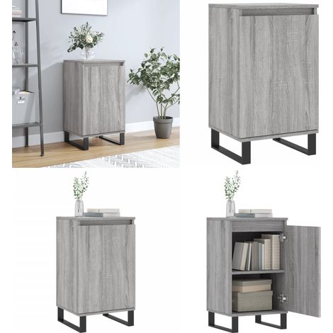 Buffet sonoma gris 40x35x70 cm bois d'ingénierie - Buffet Design - Meuble Rangement - Armoire Salon - Commode Entrée - Mobilier Contemporain - Home & Living (1/5)