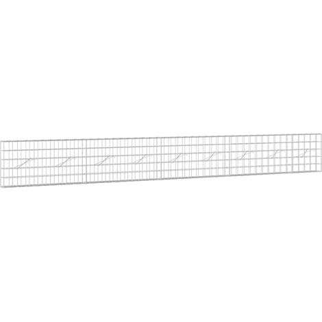 Gabion mit 5 mm Draht und 10x10 cm Masche 450x10x50 cm vidaXL (1/5)
