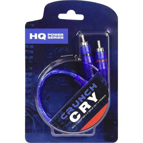 Crunch CRY Câble RCA Y 25.00 cm [1x Cinch-RCA femelle - 2x Cinch-RCA mâle] (1/3)