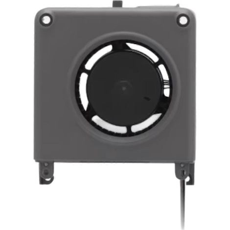 El ventilador de refrigeración para la impresora 3D Bambu Lab H2D funciona en conjunto con el conducto de aire para enfriar rápidamente el filamento extruido.