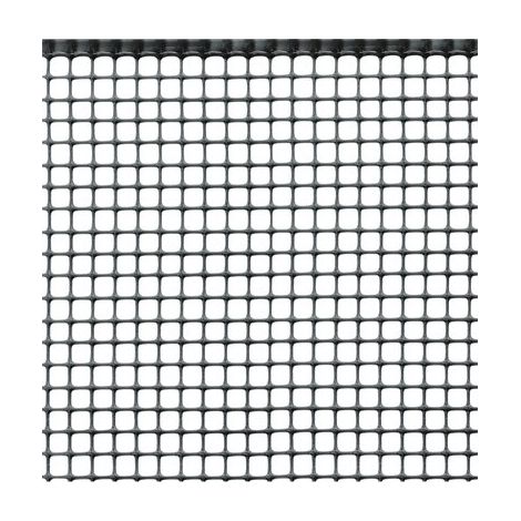 RETE PLASTICA BALCONE QUADRA TENAX - HDPE ANTRACITE MM 10X10 H.CM 100 ML 5