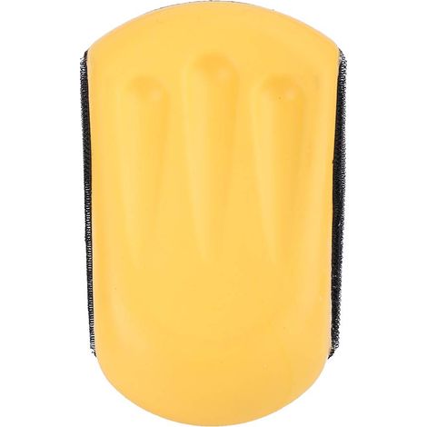1 Bloc De Ponçage Manuel, Mousse Pu Souple, Système Crochet Et Boucle, Pour Disque 150 Mm, Travaux De Finition (1/5)