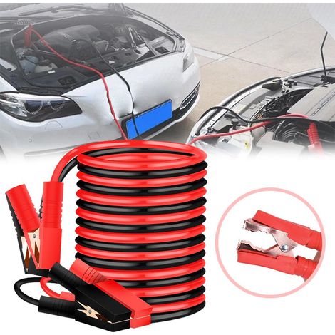 Câble De Démarrage En Cuivre Pour Voiture 4 Mètres Pour Batterie Déchargée Véhicules Essence (1/5)