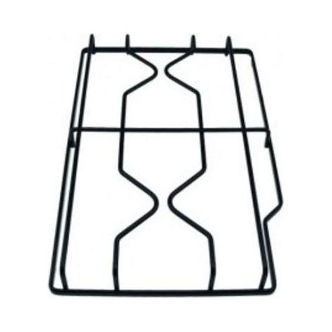 ARISTON GRIGLIA CUCINA 2 FUOCHI SMALTATA NERA CM.44,8 X 28,3 1 PEZZO P 0258 (1/2)