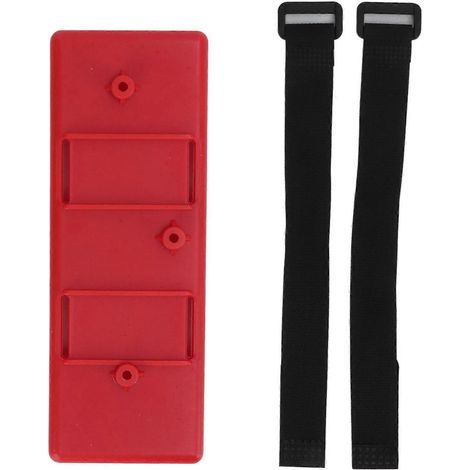Support de boîtier de batterie en plastique pour véhicules radiocommandés, compatible avec les véhicules radiocommandés universels SCX10 D90 90046 (1/5)