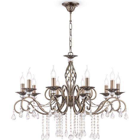 Lampadario Royal Classic in Metallo Grace Ottone (1/3)