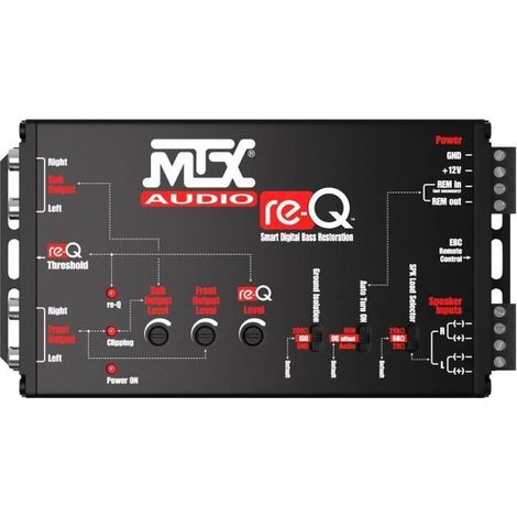 Prozessor - MTX AUDIO - Hochpegel-Eingänge zu RCA-Ausgängen