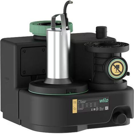 Wilo DrainLift Abwasser-Hebeanlage SANI-S.11T/3C, 400V, S3, EC-L, CEE16