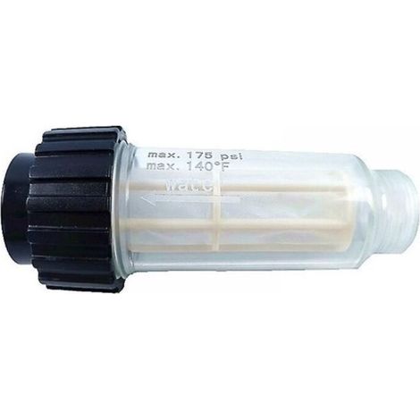 Filtre à eau avec raccord instantané - Pour nettoyeur haute pression Connexion 3/4" Cliparto - Compatible avec Karcher 4.730-059.0 (1/3)