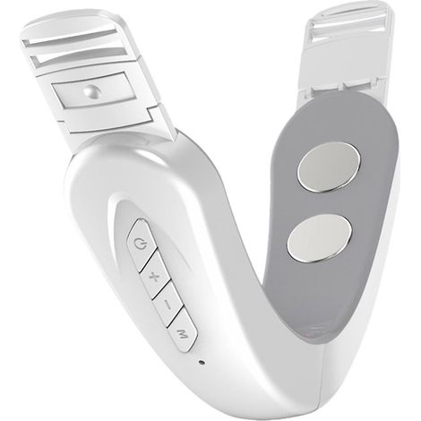 Appareil de massage intelligent électrique pour remodeler le visage en V, réduire le double menton, lifting du visage, appareil facial à microcourant, ceinture amincissante pour un lifting du visage e (1/4)
