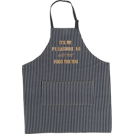 Tablier De Cuisine En Denim - Design Scandinave - Pour Café Et Restaurant - 1 Pièce (1/5)