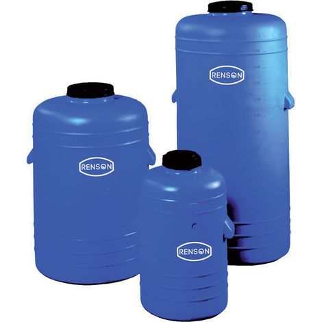 RESERVOIR CYLINDRIQUE VERTICAL 60L BLEU - RENSON - 825075