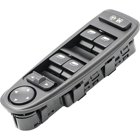 Interruptor de elevalunas eléctrico del lado del conductor para C4 Picasso 96639383ZD Botón interruptor de elevalunas delantero izquierdo para Citroën C4 Grand Picasso 6554YH 6554.YH (1/5)