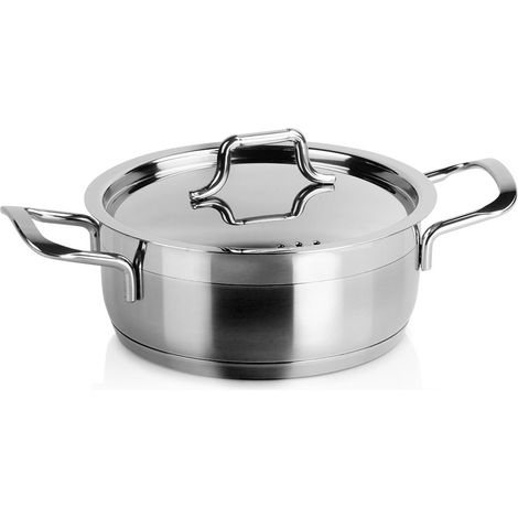 Pentola in acciaio Anett con coperchio, 16 cm, 1,2 l (1/5)