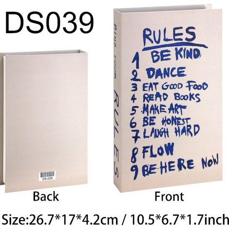 Livres Faux Décoratifs - Pour Table Basse Salle De Séjour Chambre - Style Moderne En Papier - Lot De 6 (1/5)