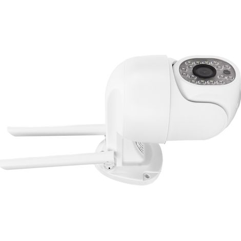 Caméra sans fil Wi-Fi 5 GHz/2,4 GHz avec vision nocturne, détection de mouvement, audio bidirectionnel, IP66, prise européenne AC100-264 V.