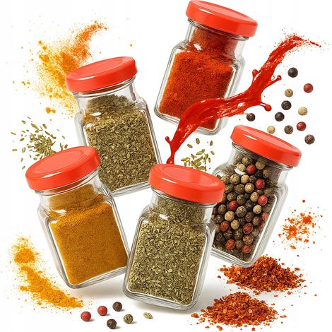 50x BARATTOLO DI VETRO QUADRATO 150ML CANDELE PER MARMELLATA + coperchio fi 53 (1/5)