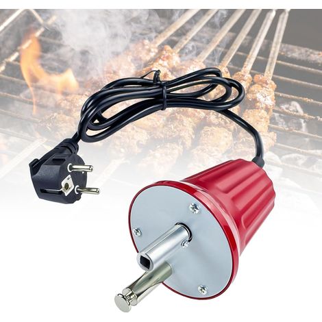 Moteur Tourne Broche de Barbecue, 220V-240V Moteur de Grill ExtéRieur Portables Accessoire pour Support de RôTi de Barbecue pour Viandes RôTies Cochon de Lait RôTi Pique-Nique (1/5)