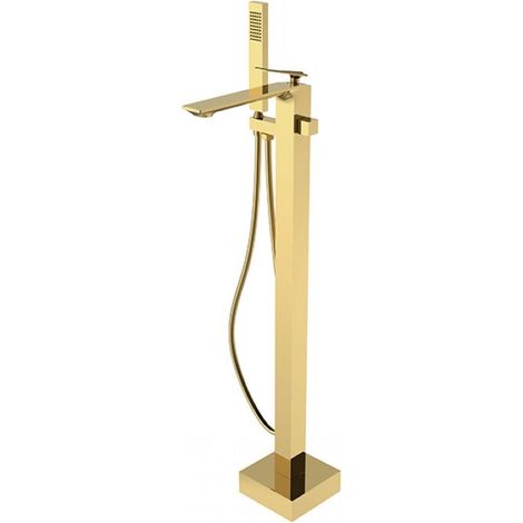 Mitigeur de baignoire îlot doré ASPIRA 91 cm (1/3)