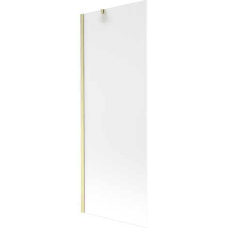 Mexen Next Badewannenwand 1-flügelig 70 x 150 cm, matt, gold gebürstet - 895-070-000-00-30-55 (1/5)