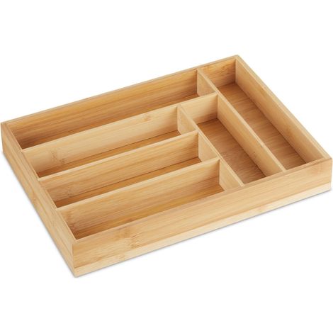 Bamboo cutlery tray 255 x 355 cm