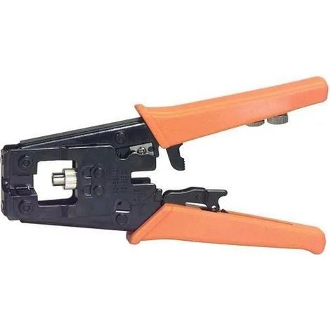 fixpoint Pince à sertir pour prises de compression F, BNC et RCA, pour connecteurs Cinch, F, BNC et RCA (77268)