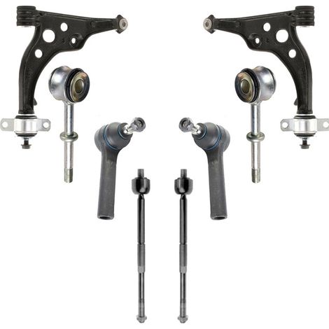 KIT BRACCIO OSCILLANTE 8 PEZZI COMPATIBILE CON PEUGEOT BOXER Furgone (244) 2.2 Hdi / Kit Sospensione Completo OE/OEM / Bracci Oscillanti + Testine Sterzo / Sostituzione Diretta OEM