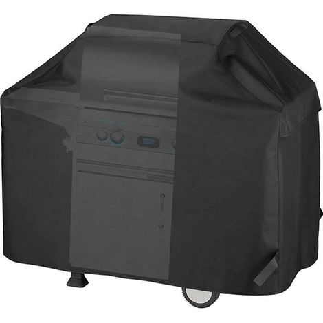 Barbecue and Plancha Cover - 420D Oxford - UV Resistant - Waterproof - 145x61x117cm (1/4)
