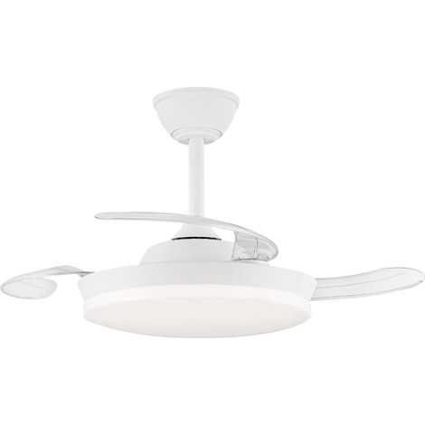 Ventilador LED aspas retráctiles Milky S Eco 39W 3822Lm CCT (1/5)