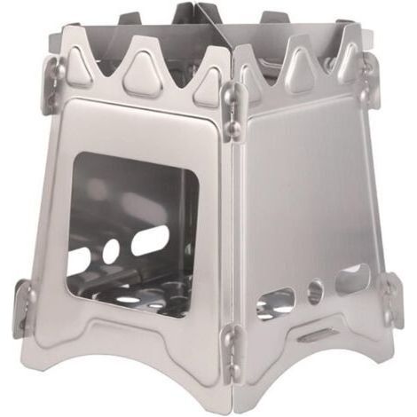 Grills extérieur léger Camping poêle à Bois Portable extérieur Pliant poêle à Bois brûlant Pique Nique Alcool poêle à Bois randonnée