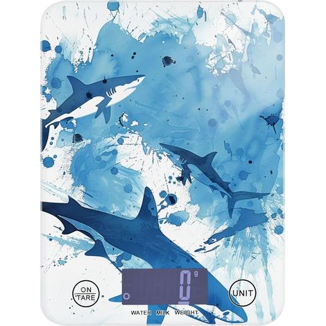 The Blue Sea Sharks Balance alimentaire portable pour cuisine 5 kg/ (1/5)