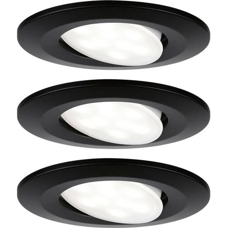 99991 Luminaire à LED encastrable LED LED intégrée 18 W noir (mat) Y458872 (1/4)